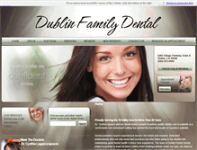 Tablet Screenshot of dublinfamilydental.com